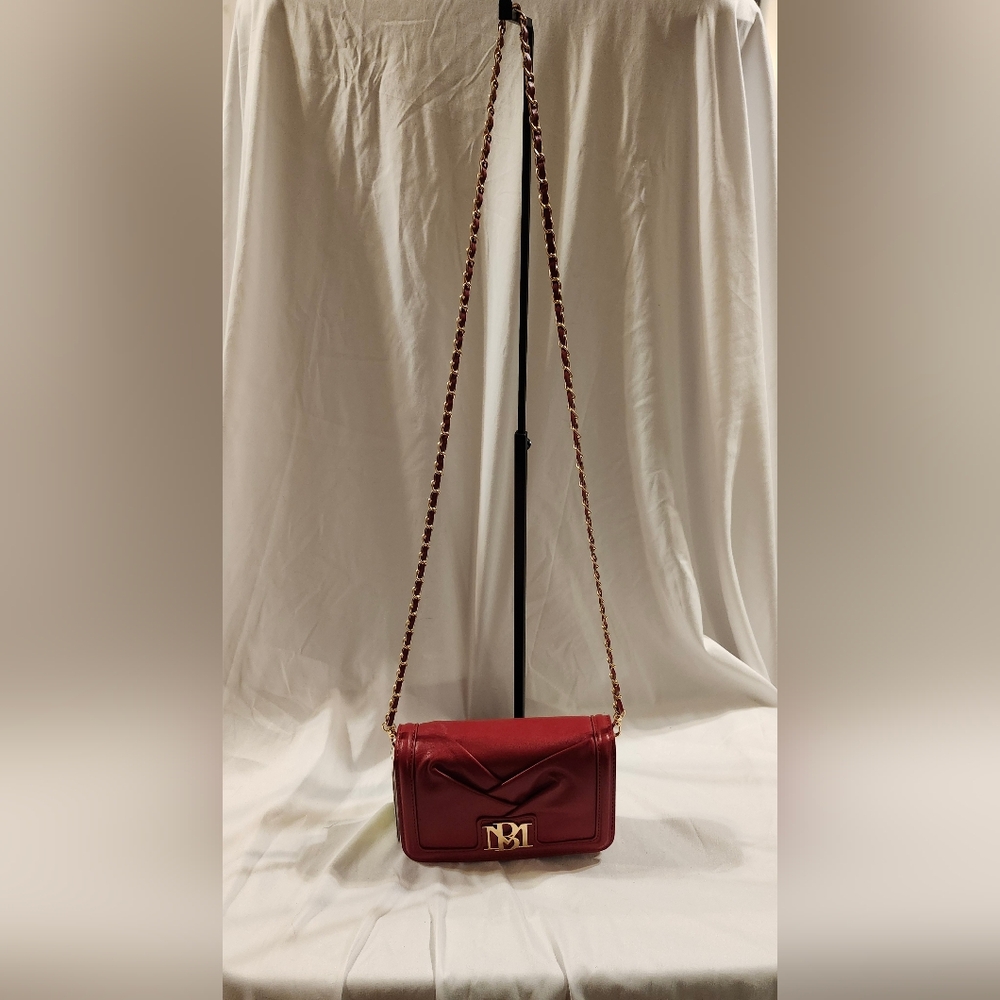 NWT Badgley Mischka pleated crossbody